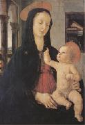 Domenico Ghirlandaio The Virgin and Child (mk05) oil painting on canvas